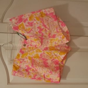 NWT Lilly Pulitzer Callahan Short Size 14 Kir Royal Pink